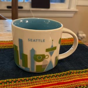 Starbucks you are here collection mug. Seattle. New condition